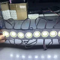 Universal LED Module Light Interior Exterior 12V COB Coin Injection Decorative Lamp with Adhesive Backside for Car, Home  Decoration (10 Strips, White)-thumb2