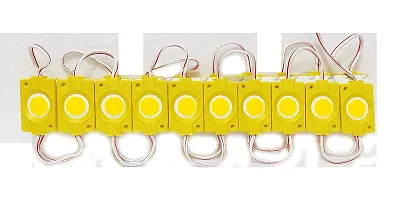 Yellow Rice Light COB LED Strips 12V 1.5W LED Waterproof Coin Injection Module Yellow Electronic Components Electronic Hobby Kit ( Set of 10)-thumb3