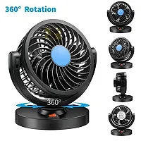 12V DC Electric Car Single Head Fan for Dashboard 360 Degree Rotatable Car Auto Powerful Cooling Air Fan-thumb2