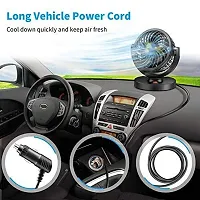 12V DC Electric Car Single Head Fan for Dashboard 360 Degree Rotatable Car Auto Powerful Cooling Air Fan-thumb1