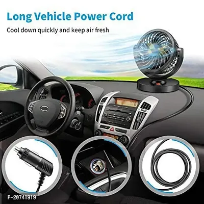 12V DC Electric Car Single Head Fan for Dashboard 360 Degree Rotatable Car Auto Powerful Cooling Air Fan-thumb2