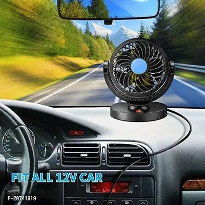 12V DC Electric Car Single Head Fan for Dashboard 360 Degree Rotatable Car Auto Powerful Cooling Air Fan-thumb4