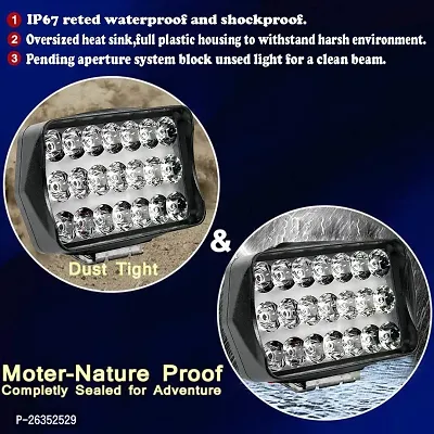 Universal 21 Led SMD for Car Bike Led Headlight Bulb High Power| Car Jeep Motorcycle Fog Lamps Driving Lights | Mirror Flood Beam Indicators On OF Switch-thumb3