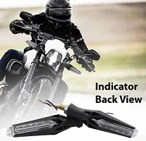 Double Side Bike Led Indicator Light Universal 2 Pcs Dual Color LED Bike Motorcycle Indicators Turning Lights-thumb2