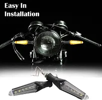 Double Side Bike Led Indicator Light Universal 2 Pcs Dual Color LED Bike Motorcycle Indicators Turning Lights-thumb3