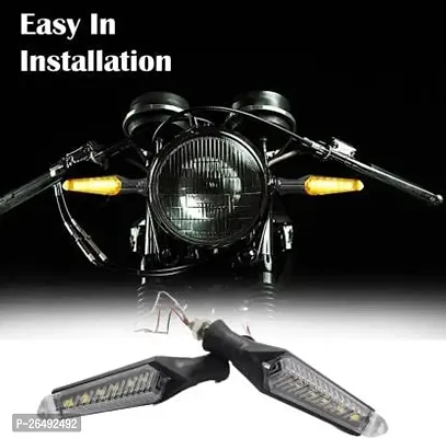 Double Side Bike Led Indicator Light Universal 2 Pcs Dual Color LED Bike Motorcycle Indicators Turning Lights-thumb4