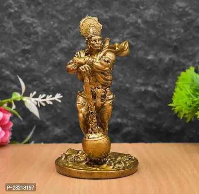 Lord Hanuman Ji Idol with Gada Balaji Ki Murti idol (4 Inch)-thumb0