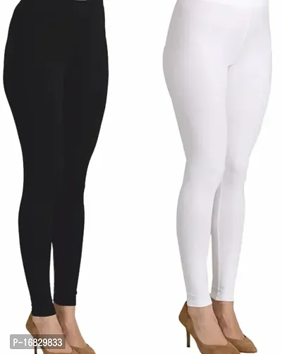 EERA Ankle Length Leggings 3 Piece Black-White-Red Combo - ALC03027 Online  -Luxehues.com