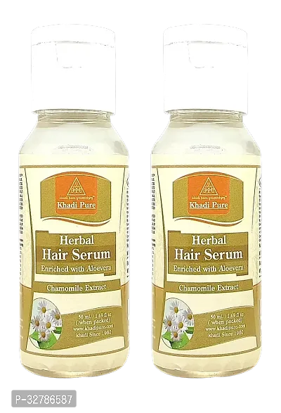 Khadi Pure Herbal Hair Serum-50 ml Each, Pack Of 2