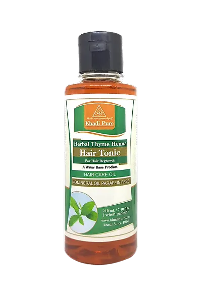 Khadi Pure Herbal Thyme Henna Hair Tonic Oil-210 ml