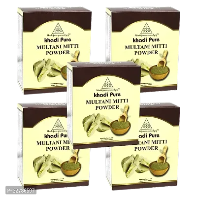 Khadi Herbal Multani Mitti Hair Mask-80 G Each, Pack Of 5