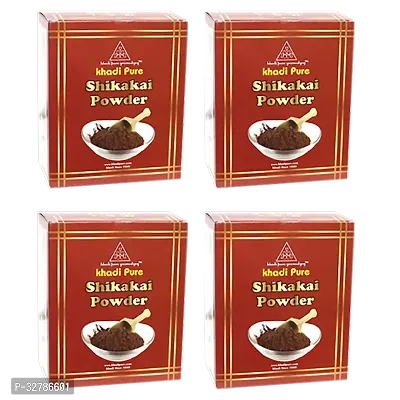 Khadi Herbal Shikakai Powder For Hair-80 G Each, Pack Of 4-thumb0