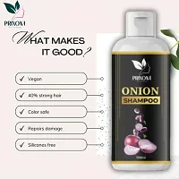 PRIXONA Red Onion Black Seed Oil Shampoo Strong, Smooth and Silky, For Hair Growth and Silky Hair (100ml) pack of 1-thumb1