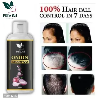 PRIXONA Red Onion Black Seed Oil Shampoo Strong, Smooth and Silky, For Hair Growth and Silky Hair (100ml) pack of 1-thumb3