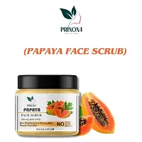 Prixona Papaya Face Scrub and Body Whitening Cream Combo of Skin Whitening for women andnbsp;mennbsp;100gm+100ml-thumb1