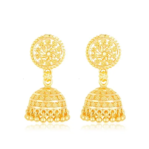 Beautiful Brass Jhumkas For Women