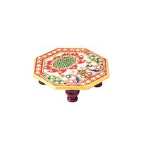 Marble Meena Work Chowki-thumb2