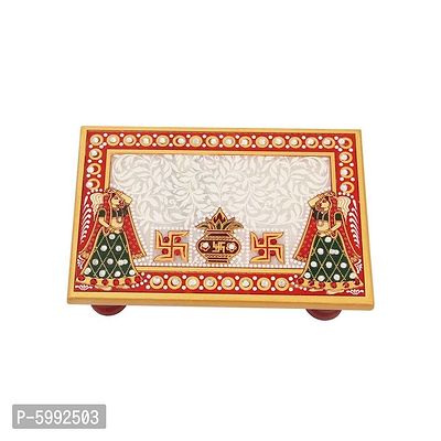 Marble Meena Work Chowki .