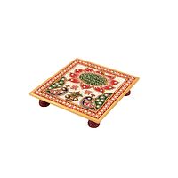 Marble Meena Work Chowki-thumb2