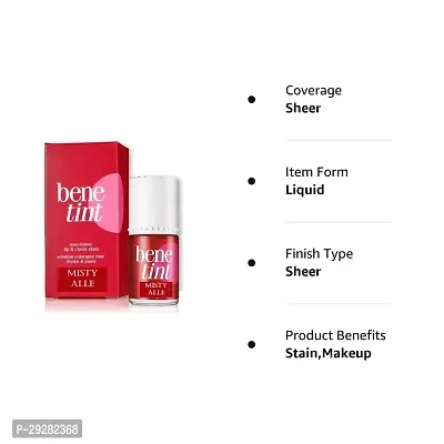 Bene Tint Tinted Lip Stain and Cheek Stain, Tined Finish - Rose 1 IN PACK-thumb4