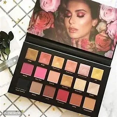 ROSE GOLD REMASTERED BEAUTY EYESHADOW PALETTE 18 COLOR SHIMMER AND MATTE SHADES EYESHADOW WITH  BLACK COLOR-thumb0