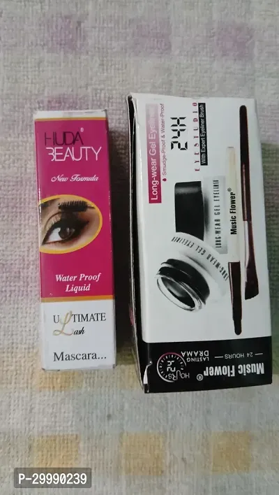 EYE MAKEUP PROFESSIONAL 1 GEL  EYE LINER 2 IN 1 AND 1 MASCARA