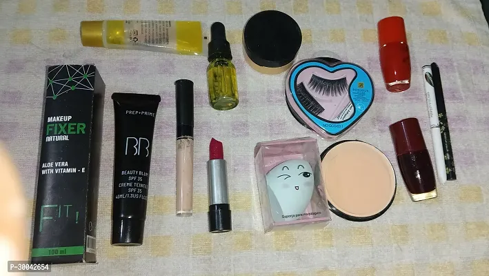 14 pcs combo including nails and eye makeup