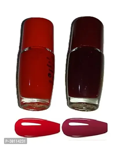 combo of nail paints 6 pcs 3 red 3maroon