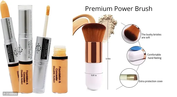 2 in 1 concealer and foundation with 1 puffy foundation brush-thumb0