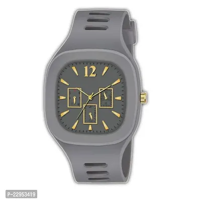 Trendy Grey Analog Men's Watch-thumb0