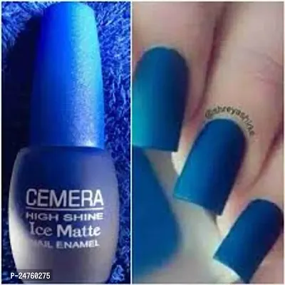 Cemera Matte Nail Polish Blue