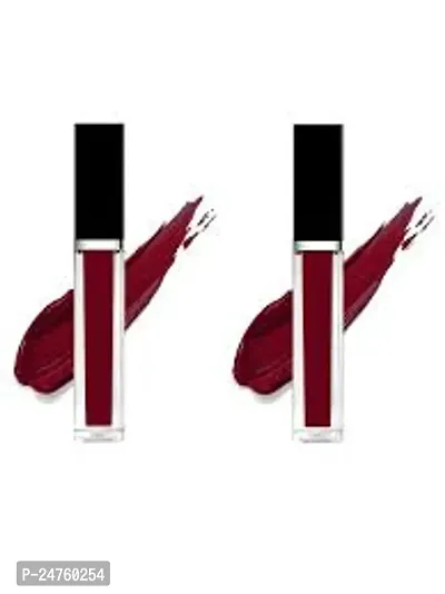 Matte Me Liquid Lipstick, 12 Hours Stay , Maroon Colour Lipstick Pack Of 2