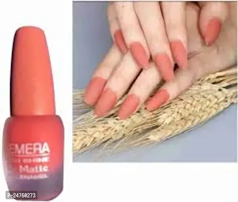 Cemera Ice Matte Toxic Free Nail Polish Peach