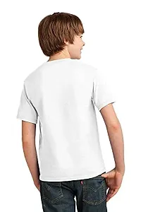 Round Neck Half Sleeve BTS Colour Printed Tshirt for Kids Boys and Girls-thumb1