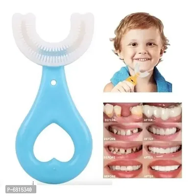 Baby toothbrush for kids made with rubber and silicon Medium Toothbrush-thumb0