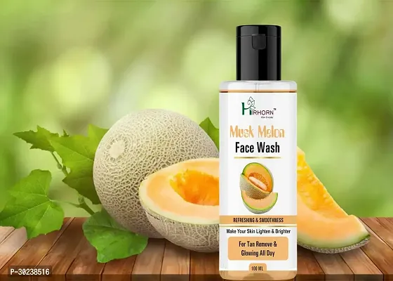 Musk Melon Face Wash  Soft   Smooth Skin-thumb0