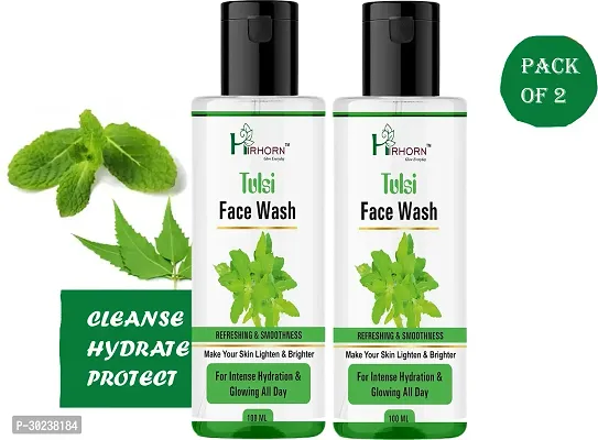 Tulsi Face Wash To Control Pimples and Remove Impurities  All Skin Types, Pack of 2-thumb0