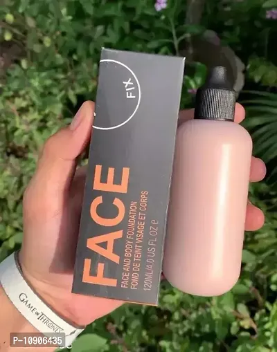 Makeup Face  Body Milk Bottle Foundation (Beige)