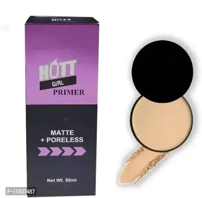 ABADRO HOT GIRL GEL PRIMER with Face Long Lasting Foundation Compact