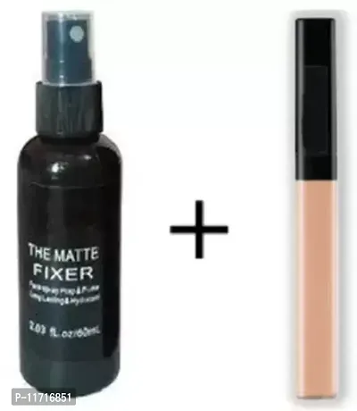 ABADRO FACE FIXER SPRAY WITH Makeup Beauty CONCEALER STICK (2 Items in the set)