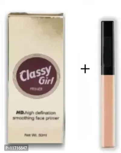 ABADRO CLASSY GIRL PRIMER with MAKEUP BEAUTY CONCEALER STICK (2 Items in the set)
