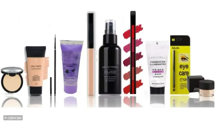 ABADRO Glam On-The-Go: The Ultimate Makeup Kit Combo for Every Occasion (Pack of 10)-thumb0