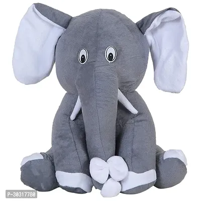 Elephant Soft Toy 25 cm- Grey-thumb0