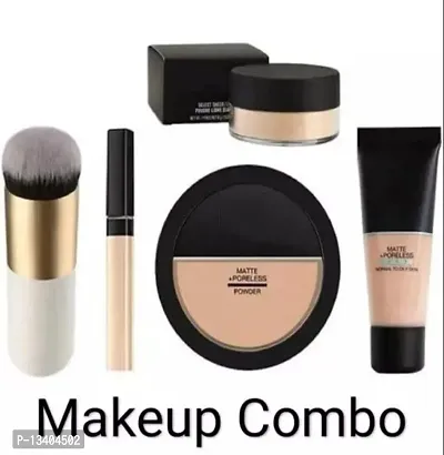 Foundation Concealer Compact Loose Powder Brush 5 Items In The Set Beauty Kits And Combos Makeup Kits