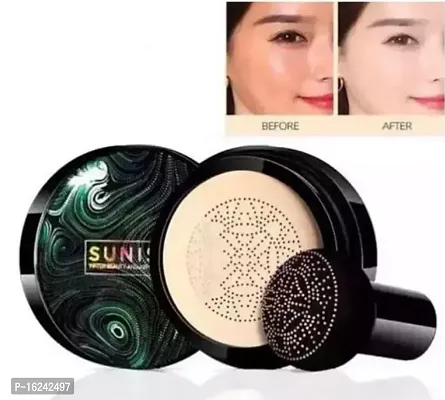 Sunisa Beauty Air Cushion Mushroom BB  CC Cream Foundation Waterproof Liquid Foundation For Women Makeup