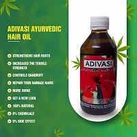 Adivasi Medicine All Type Of Hair Problem Herbal Growth Hair Oil 300 Ml Pack Of 3-thumb1