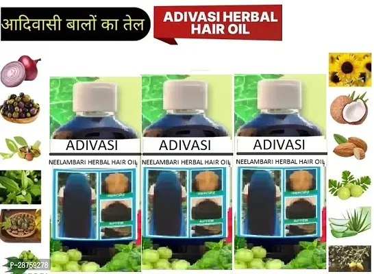 Classic Adivasi Neelambari Aadivasi Herbal Hair Oil,750Ml Pack Of 3-thumb0