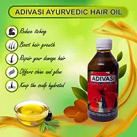 Adivasi Brungamalaka Herbal Hair Oil - Natural / Organic Hair Growth Oil For Women And Mens Hair Oil 500 Ml Pack Of 1-thumb2