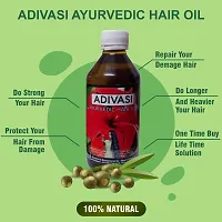 Adivasi Brungamalaka Herbal Hair Oil - Natural / Organic Hair Growth Oil For Women And Mens Hair Oil 500 Ml Pack Of 1-thumb3