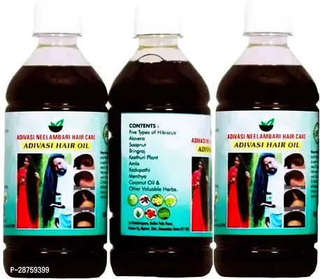 Classic Adivasi Hair Growth Oil003 Hair Oil ,750 Ml Pack Of 3-thumb0